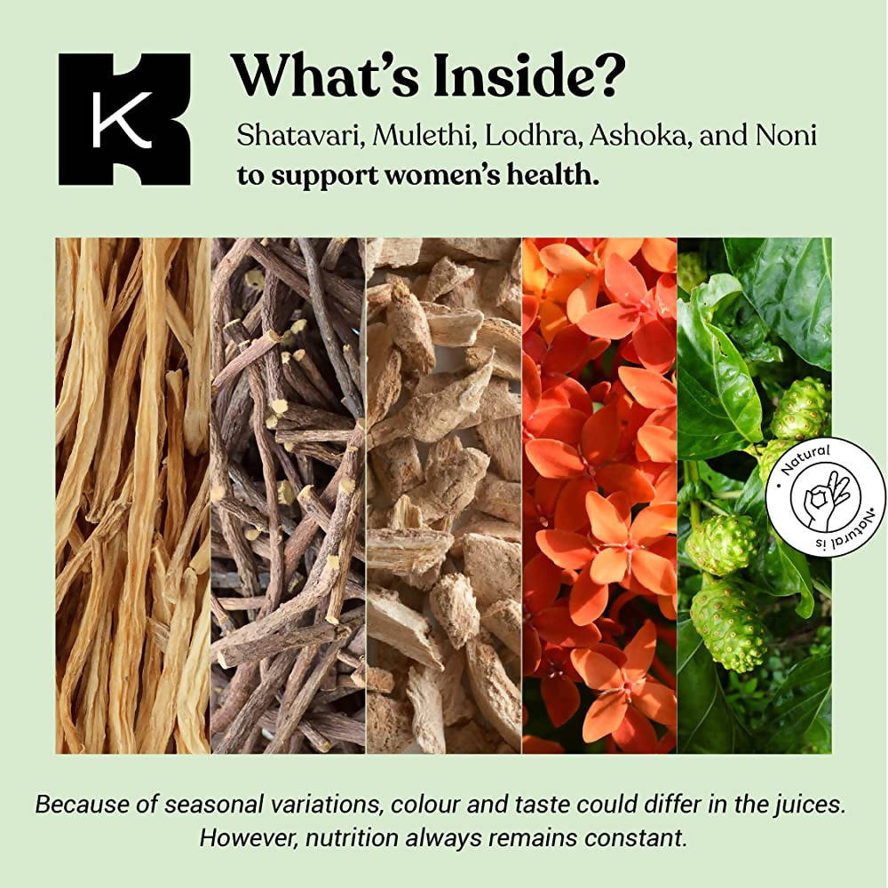 Kapiva Ayurveda Period Care Juice | Swadesiicart