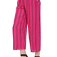Asmaani Pink Color Rayon Fabric Stripped Palazzo