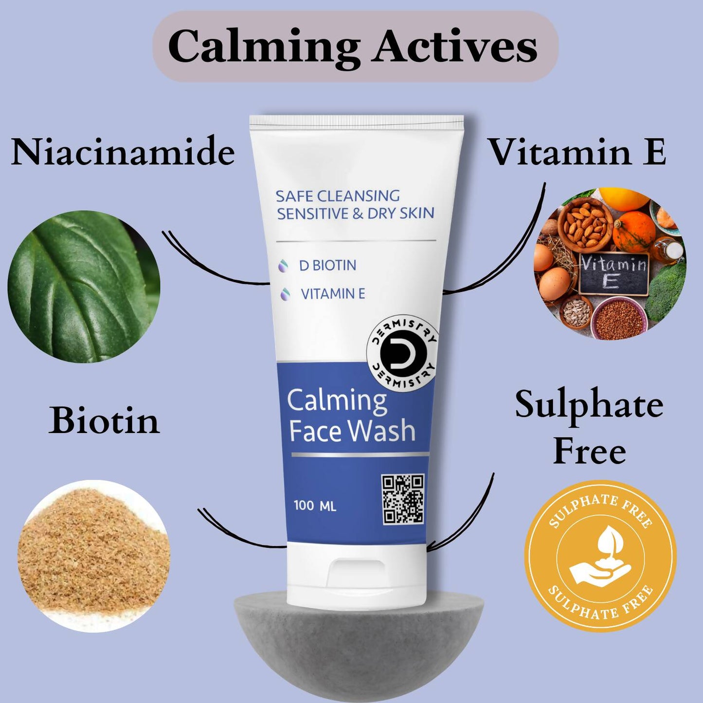 Dermistry Calming Body Wash & Calming Face Wash - Swadesiicart