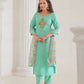 Ethnic Festive Wear Reyon Slub Tile Stitched Suit With Dupatta - Tanisha | Swadesiicart