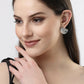 NVR Women Silver-Plated Contemporary Studs Earrings - Swadesiicart