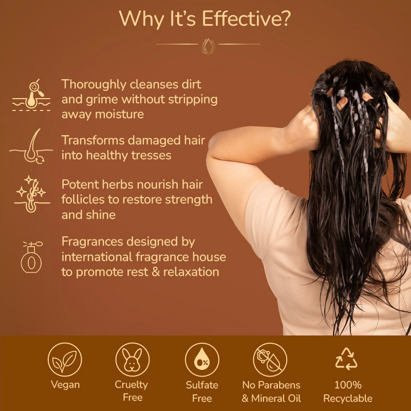 Nyveda Restore My Shine Damaged Hair Oil Shampoo | Swadesiicart