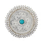 Joban Fashion Women Round Shape Silver Tone Ring | Swadesiicart