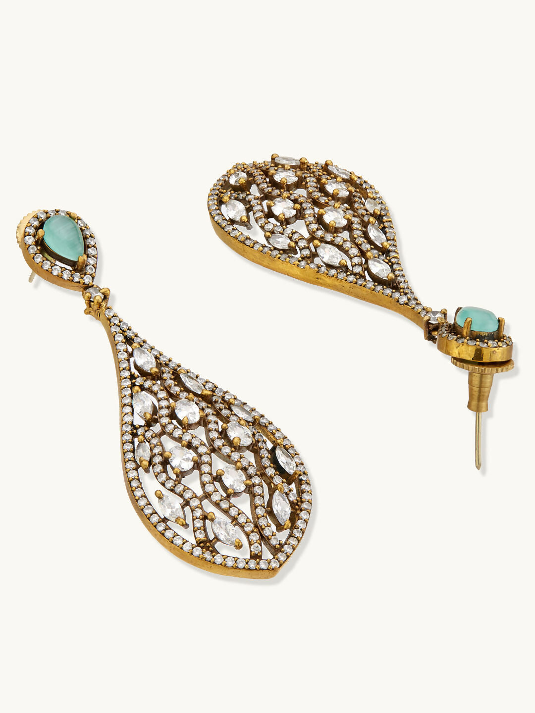 Nuyug 22k Gold-Plated Zircon Choker Set | Swadesiicart