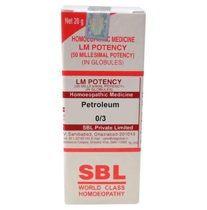 SBL Homeopathy Petroleum LM Potency (in Globules) - Swadesiicart