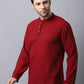 Even Apparels Maroon Pure Cotton Men's Kurta With Band Collar | Swadesiicart