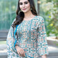 BulBul Fashionista Green-Blue Cotton Kurta Set with Dupatta - Swadesiicart