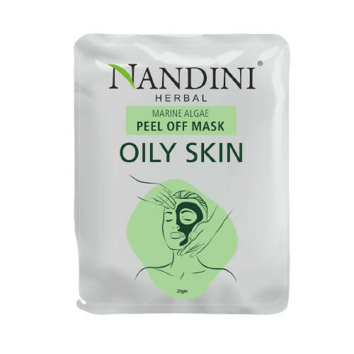 Nandini Herbal Marine Algae Peel Off Mask For Oily Skin - Swadesiicart