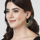 NVR Women Golden Hoop Earrings - Swadesiicart