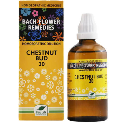 New Life Homeopathy Bach Flower Remedies Chestnut Bud Dilution | Swadesiicart
