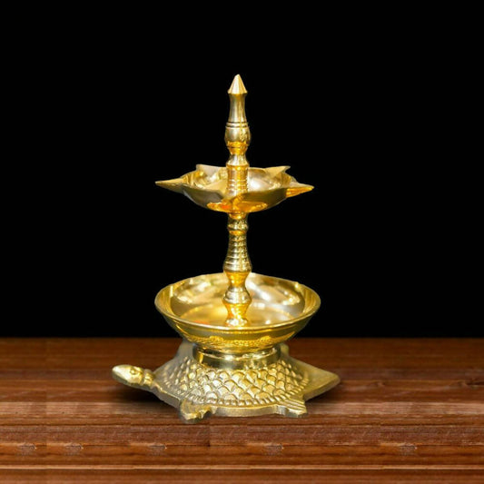 Brass Kurma Diya - Swadesiicart