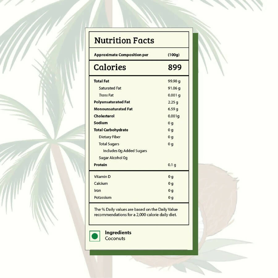Gramiyaa Wood Cold Pressed Coconut Oil - Swadesiicart