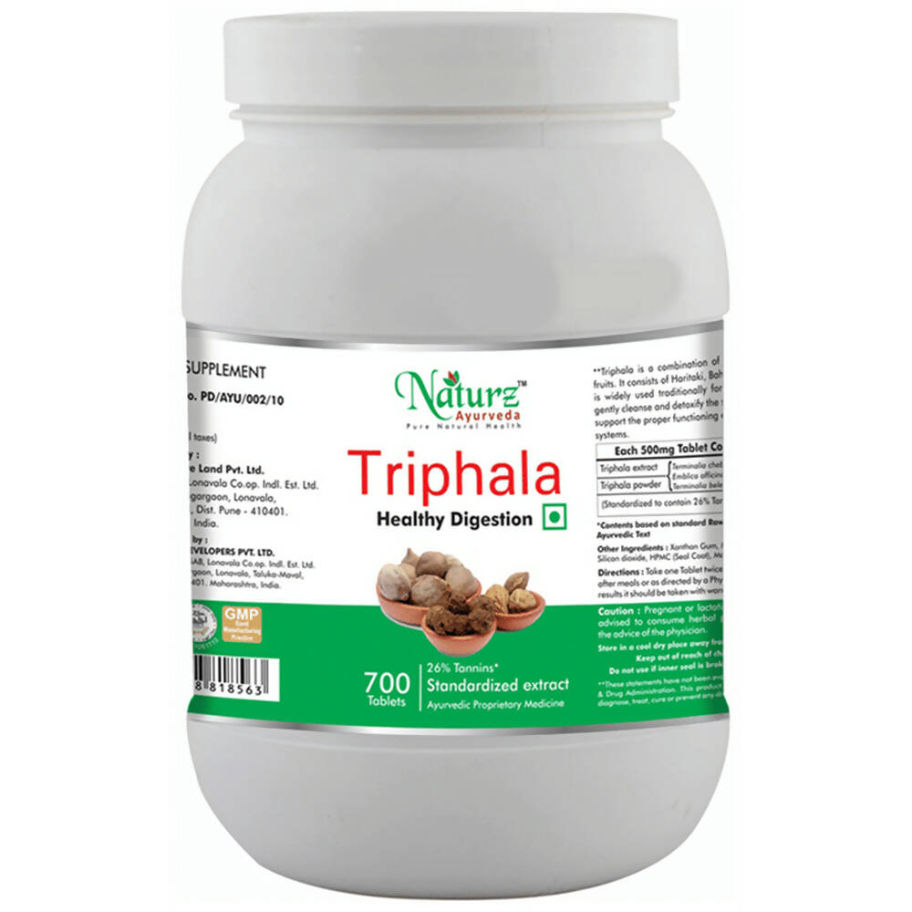 Naturz Ayurveda Triphala Tablets | Swadesiicart