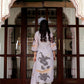 Vaasva Women Grey Tabby Slik Print & Embroidered Kurta, Pant & Dupatta Straight | Swadesiicart