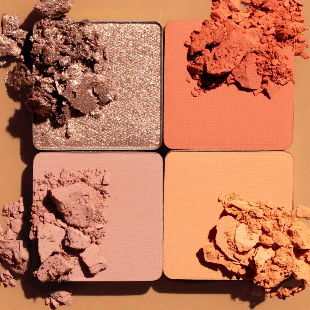 Huda Beauty Glowish Micro Mini Natural Eyeshadow Palette - Clay | Swadesiicart