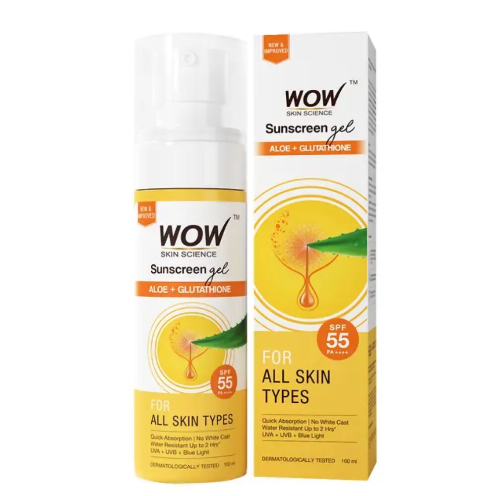 Wow Life Science Sunscreen Gel For All Skin Types - Swadesiicart