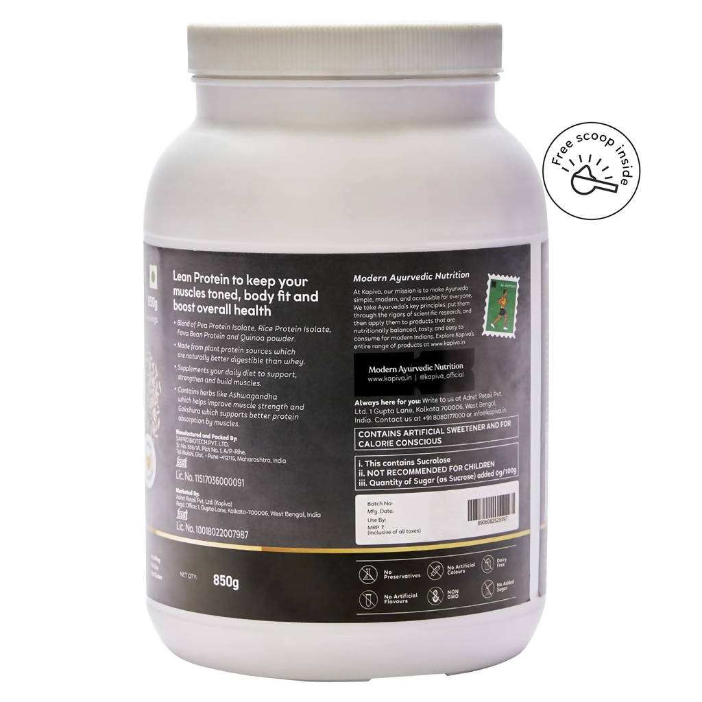 Kapiva Ayurveda Men's Vegan Protein - Banana Flavour - Swadesiicart