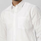 Ramraj Cotton Mens Fullsleeve White Shirt Pus Size | Swadesiicart