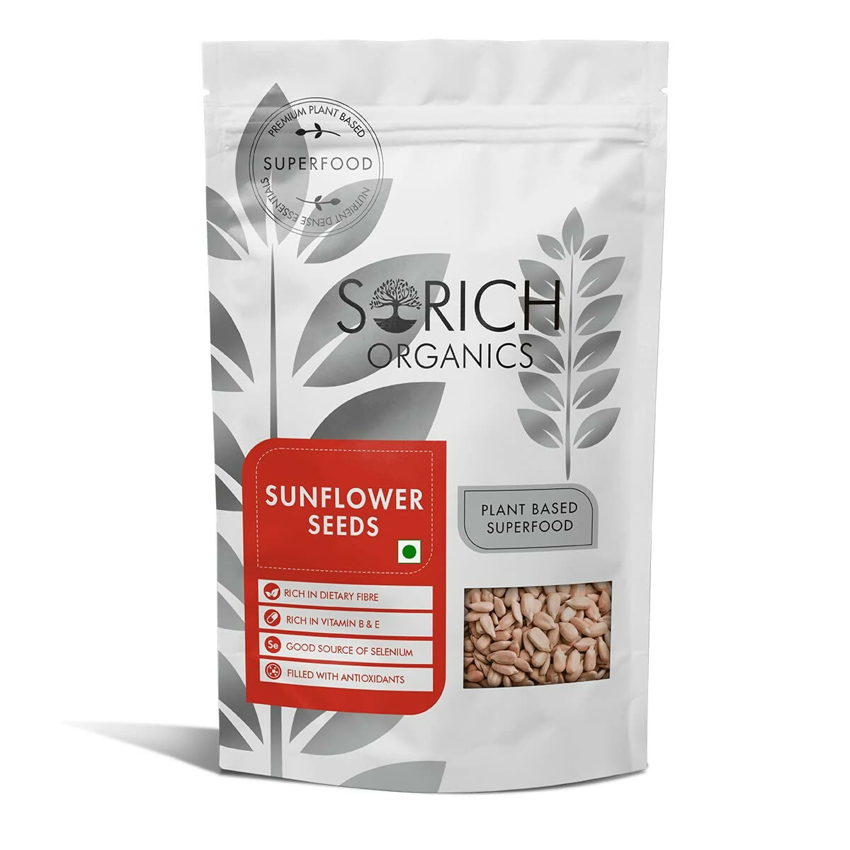 Sorich Organics Raw USDA Organic Sunflower Seeds - Swadesiicart
