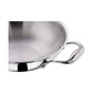 Vinod Platinum Triply Stainless Steel Kadai With Lid - Swadesiicart