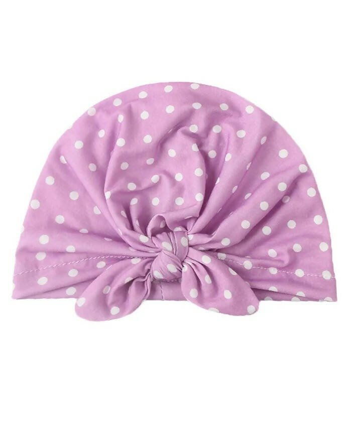 AHC Baby Summer Cap/Bandana In Polka Dots Design