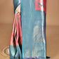Morchari Women Desgin Banarasi Silk Saree-Pink | Swadesiicart