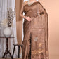 Morchari Pure Tussar Silk Handloom Saree-Coffee Brown | Swadesiicart