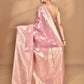 Morchari Banarasi Silk Chanderi Saree-Pink | Swadesiicart
