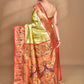Morchari Women Desgin Banarasi Silk Saree-Multi | Swadesiicart