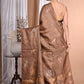 Morchari Pure Tussar Silk Handloom Saree-Coffee Brown | Swadesiicart