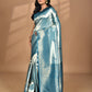 Morchari Women Desgin Banarasi Silk Saree-Green | Swadesiicart