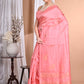 Morchari Pure Tussar Silk Handloom Saree-Pink | Swadesiicart