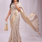 Shree Shyam Fashion Organza Cream Saree