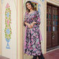 Vaasva Women Rani Muslin Embroidered Kurta, Pant & Dupatta Set | Swadesiicart