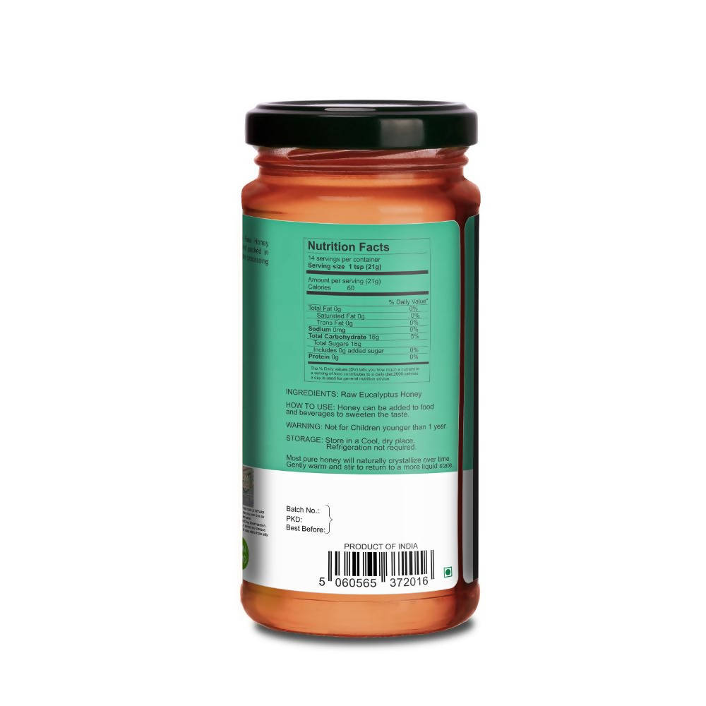 Merlion Naturals Eucalyptus Raw Honey - Swadesiicart
