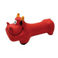 Goofy Tails Latex Dog Toys - Bull (Red) - Swadesiicart