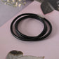 NVR Men Black Wraparound Bracelet - Swadesiicart