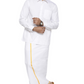 Ramraj Cotton Mens Full Sleeve Formal 100 % Cotton White Shirt | Swadesiicart