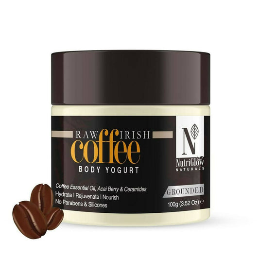 NutriGlow NATURAL'S Raw Irish Coffee Body Yogurt for Instant Hydration & Moisturization - Nutriglow Cosmetics