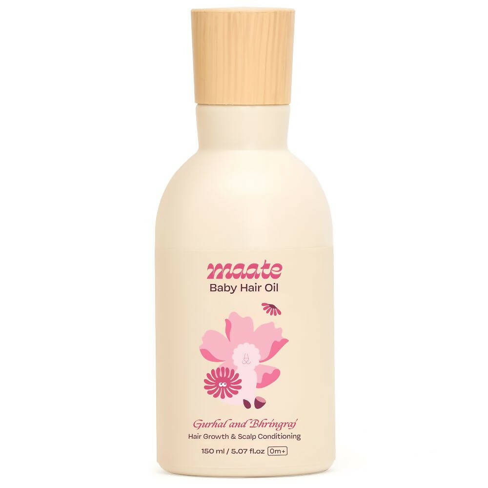 Maate Baby Hair Oil | Protein Rich Oil for Baby Hair Growth - Swadesiicart