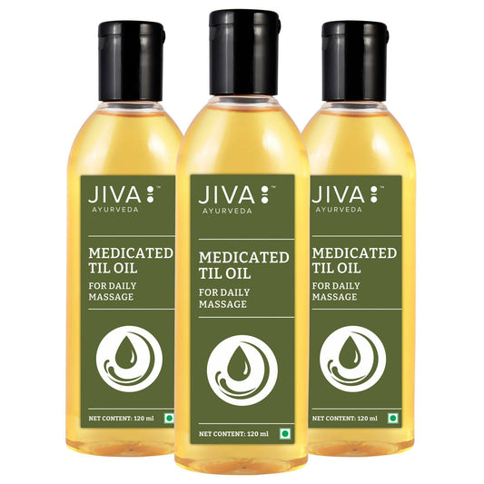 Jiva Ayurveda Medicated Til Oil | Swadesiicart