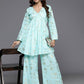 Ahalyaa Women's Traditional Wear Co-ods - Blue | Swadesiicart