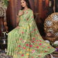 Shree Shyam Fashion Linen Cotton Green Saree