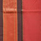 Peach and Green Bamboo Cotton Plain Saree with Strips Pallu Design No Blouse - Global Threads | Swadesiicart