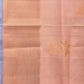 Peach and Light Blue Uppada Silk Handloom Saree with Body Buta Design - Global Threads | Swadesiicart