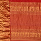 Peach Bandhani Kanchipuram Silk Handloom Saree with Pallu and Border Design - Global Threads | Swadesiicart