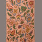 Peach Kalamkari Hand Painted Sico Stole with Floral and Birds Design - Global Threads | Swadesiicart
