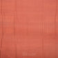 Peach Khadi Cotton Handloom Saree with Buta and Dobi Border Design - Global Threads | Swadesiicart