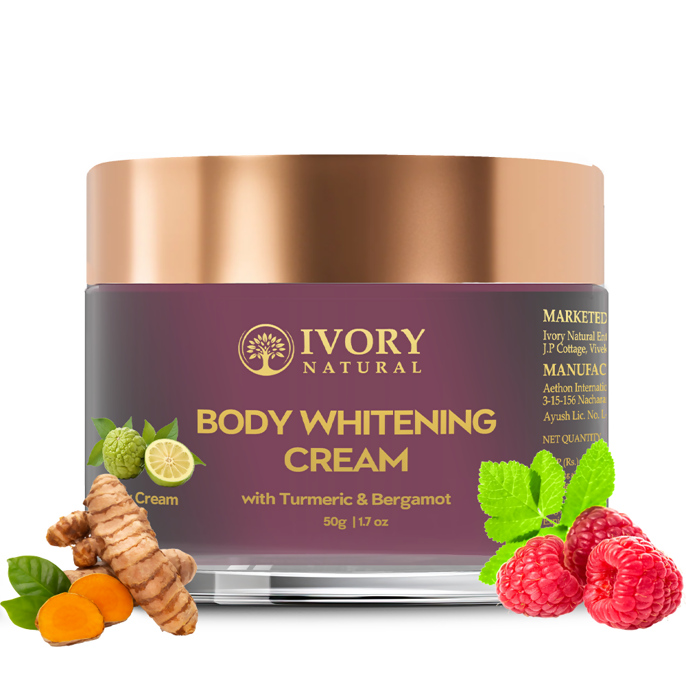 Ivory Natural Body Whitening Cream - Achieve Even Skin Tone And Smooth Texture For A Radiant Glow | Swadesiicart