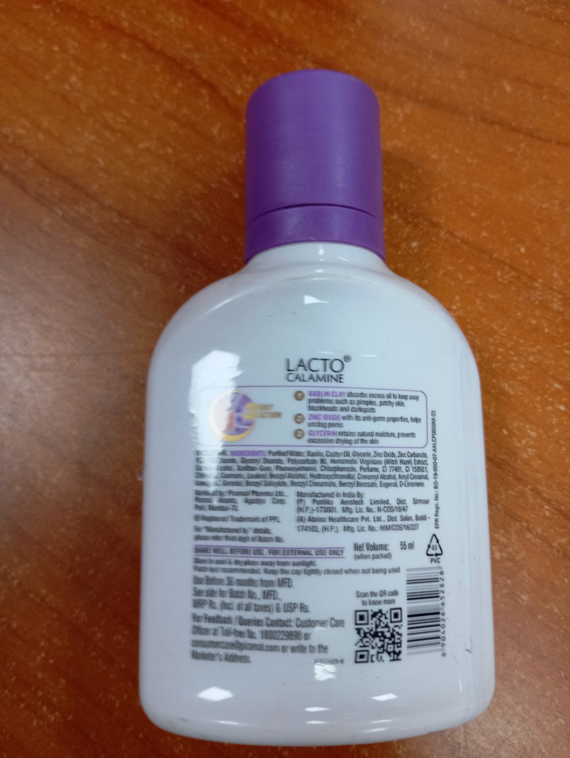 Lacto Calamine Face Lotion - Swadesiicart